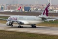 A7-ACM Qatar Airways Airbus A330 Royalty Free Stock Photo