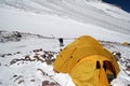 Aconcagua - Camp Two Royalty Free Stock Photo