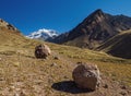 Aconcagua Mountain in Argentina Royalty Free Stock Photo