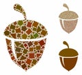 Acorn Composition Icon of Humpy Elements