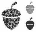 Acorn Mosaic Icon of Ragged Parts