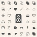 acoustic column icon. web icons universal set for web and mobile