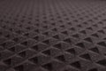 Acoustic foam, sound dampening insulation, selective focus Royalty Free Stock Photo