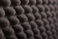 Acoustic foam. Soundproofing foam.Dark gray foam silencer