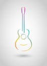 Acoustic guitar Royalty Free Stock Photo