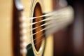 Acoustic guitar abstract