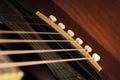 Acoustic Guitar Bridge Royalty Free Stock Photo