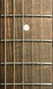 Acoustic guitar fretboard