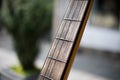 Acoustic guitar fretboard Royalty Free Stock Photo