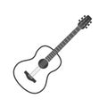 Acoustic guitar icon. Royalty Free Stock Photo