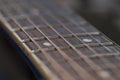 Acoustic Guitar Keyboard Royalty Free Stock Photo