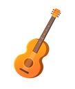 Acoustic Guitar with Strings, Musical Instrument