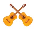 Acoustic guitars. Royalty Free Stock Photo
