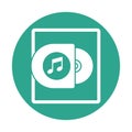 Acoustic Half Glyph Style vector icon which can easily modify or edit