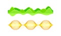 Acoustic Soundwave or Audible Sound Track with Graph Vibration Vector Set