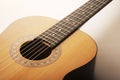 Acoustic spanish classical guitar Royalty Free Stock Photo