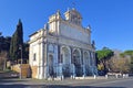 Acqua Paola fountain on the Janiculum Hill, Rome, Italy Royalty Free Stock Photo