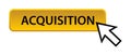 Acquisition button Royalty Free Stock Photo