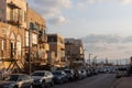 Houses situated on seaside of the old town of Akko/Acre, Israel