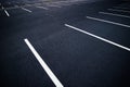 Acres of empty parking spaces Royalty Free Stock Photo