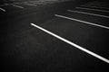 Acres of empty parking spaces Royalty Free Stock Photo