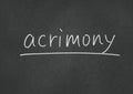 Acrimony Royalty Free Stock Photo