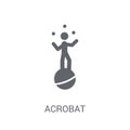 Acrobat icon. Trendy Acrobat logo concept on white background fr