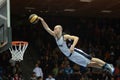 Acrobatic basketball show Royalty Free Stock Photo