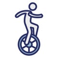 Acrobatic Isolated Vector Icon which can easily modify or edit