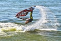 Acrobatic ski jet demonstrations