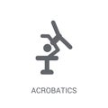 Acrobatics icon. Trendy Acrobatics logo concept on white background from Circus collection