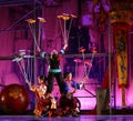 ACROBATS FROM CHINA NATIONAL CIRCUS Royalty Free Stock Photo