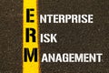 Acronym ERM - Enterprise Risk Management