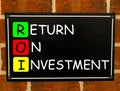 Acronym ROI - Return On Investment