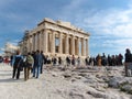 Acropolis of Athen with Parthenon Temple Royalty Free Stock Photo