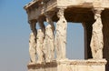 Acropolis of Athens. Caryatids columns. Greece