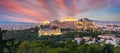 The Acropolis of Athens, Greece, with the Parthenon Temple