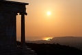 Acropolis of Athens, greece sunset sunrise Royalty Free Stock Photo