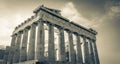 Acropolis of Athens ruins Parthenon Greeces capital Athens in Greece Royalty Free Stock Photo