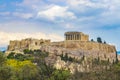 Acropolis of Athens ruins Parthenon Greeces capital Athens in Greece