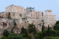 Acropolis of Athens from west Royalty Free Stock Photo