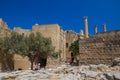 Acropolis of Lindos archeological site at Rhodes Island Greece