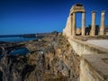 The Acropolis of Lindos in Rhodes Royalty Free Stock Photo