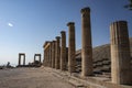 The Acropolis of Lindos in Rhodes Royalty Free Stock Photo