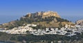 The acropolis of Lindos at Rhodes island