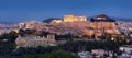 Acropolis - Parthenon of Athens at dusk time, Greece