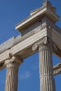 Acropolis Parthenon of Athens in Greece Column Pillar Close Up