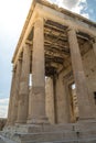 Acropolis Parthenon Columns in Athens, Greece. Royalty Free Stock Photo