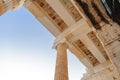 Acropolis Propylaea coffers Royalty Free Stock Photo