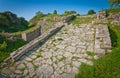 Acropolis Road at Troy in Turkey Royalty Free Stock Photo